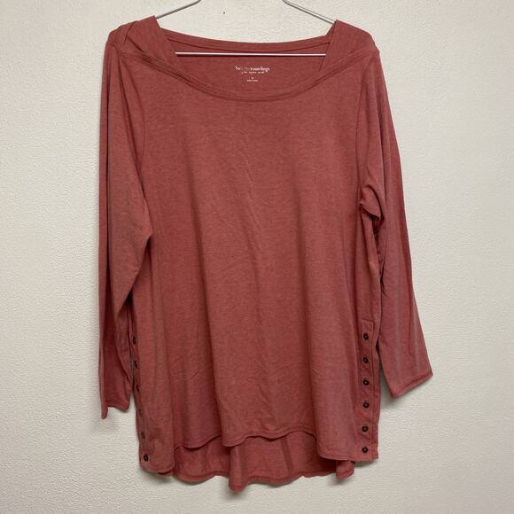 SOFT SURROUNDINGS Womens Mauve Tunic Top Casual Everyday Resort Size 1x - Picture 1 of 9
